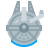 image of an icon millennium-falcon ship to choose as player